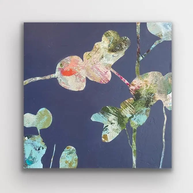 Shapes of nature 2 - botanical abstract art by Ida Kopperud