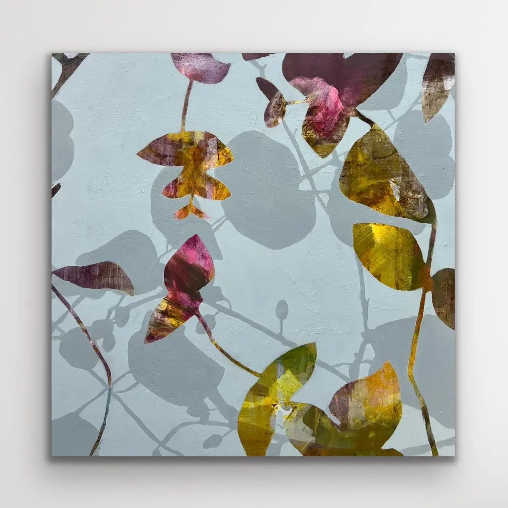 SUMMER PARTY 1 Original abstract botanical by Ida Kopperud