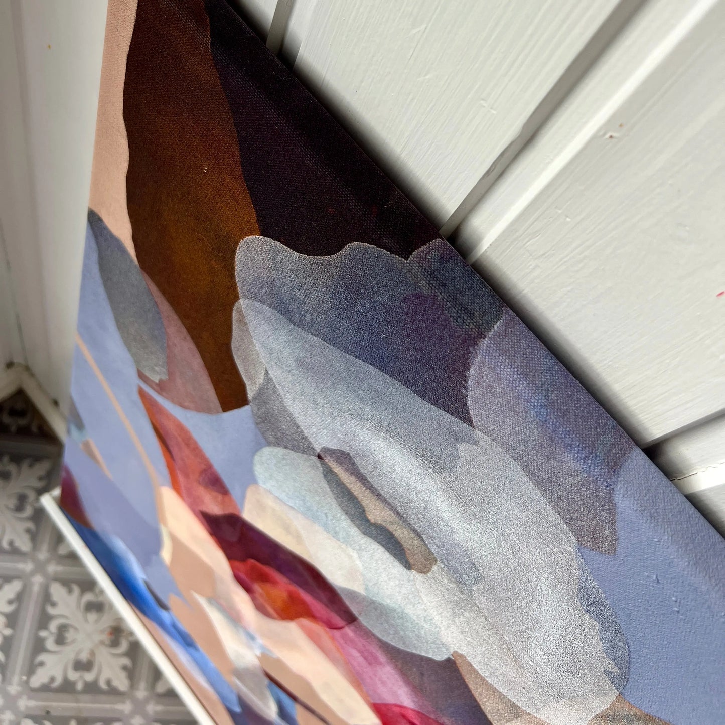 The edge of CALM, Original Abstract Art by Ida Kopperud
