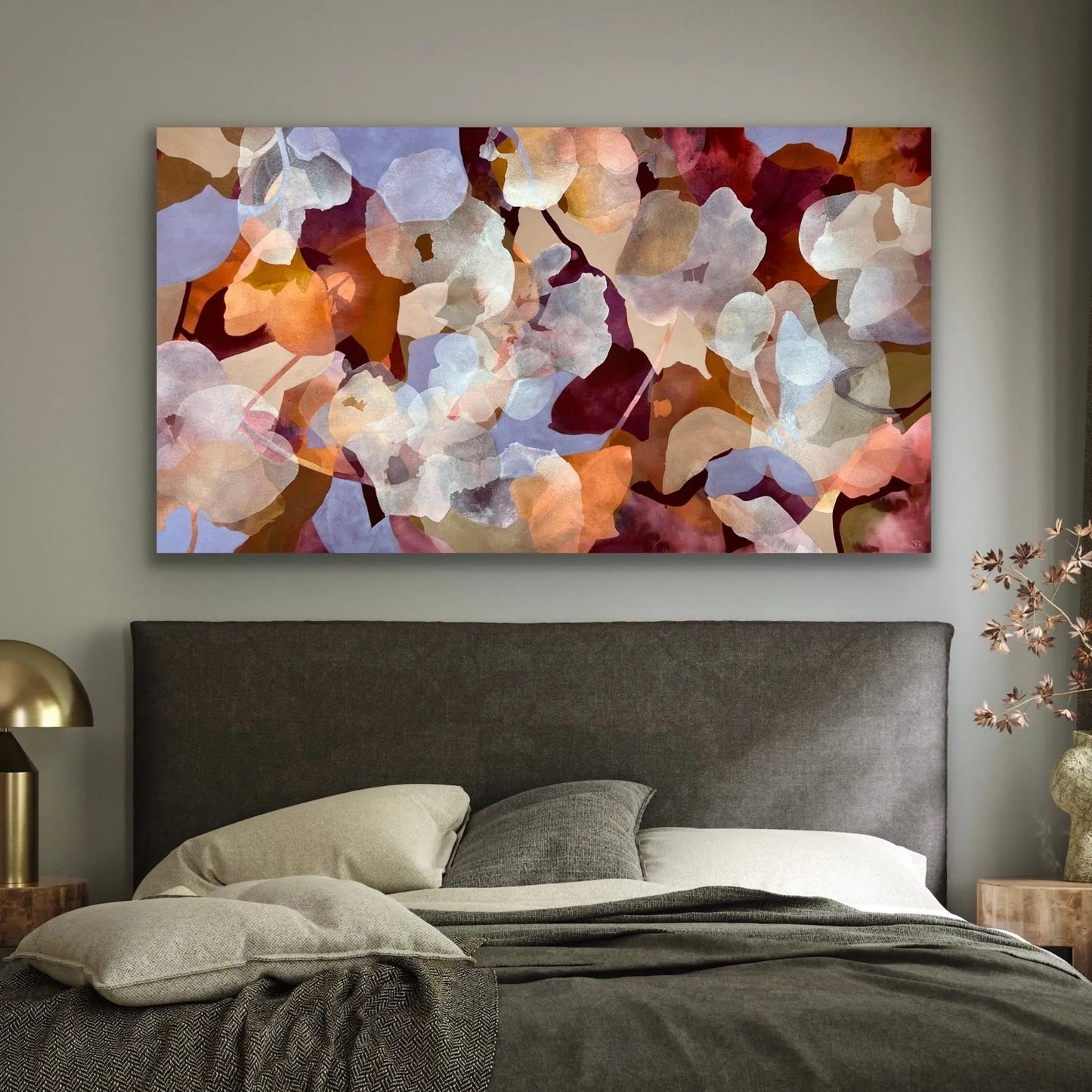 VITALITY original painting by Ida Kopperud in interior