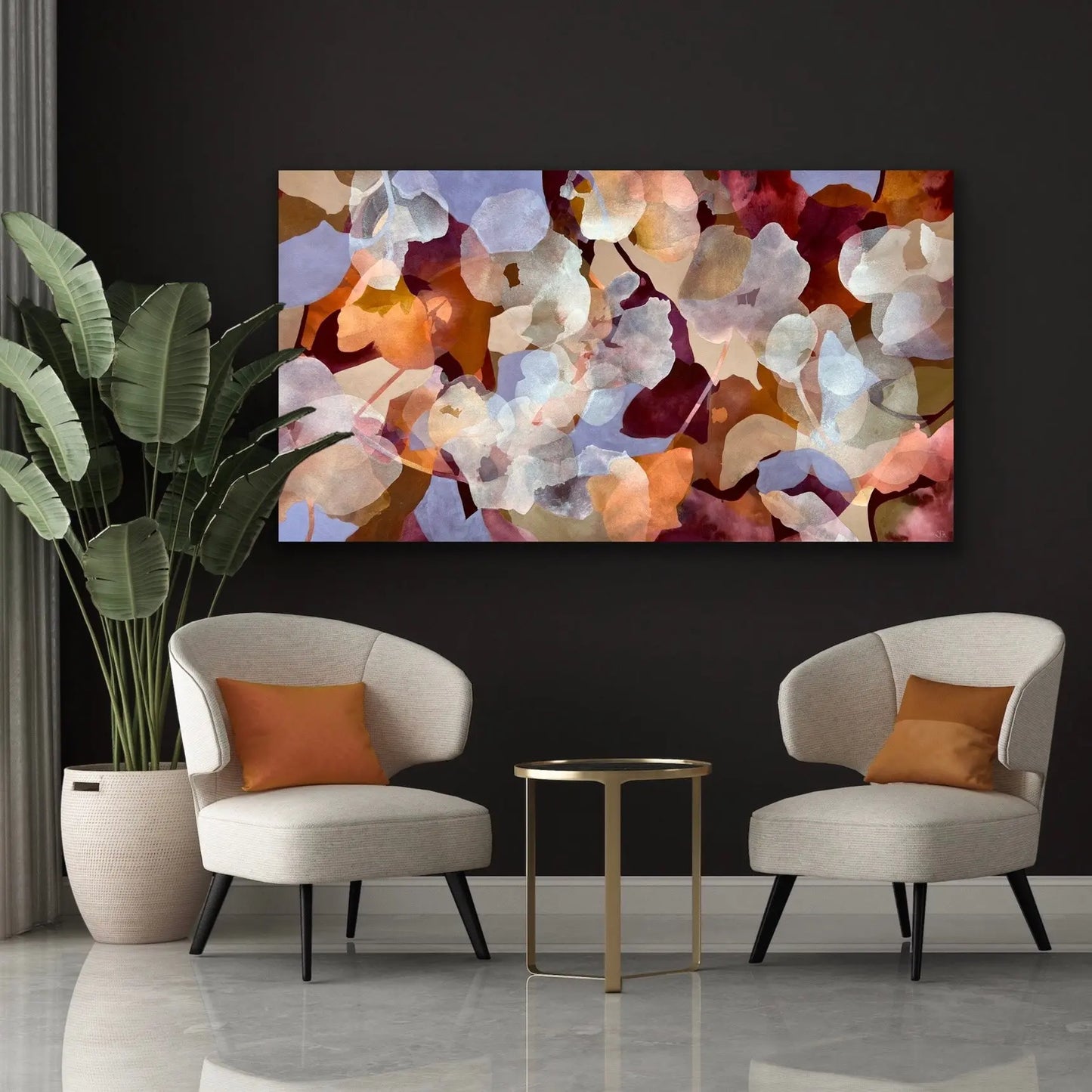 VITALITY original painting by Ida Kopperud in interior