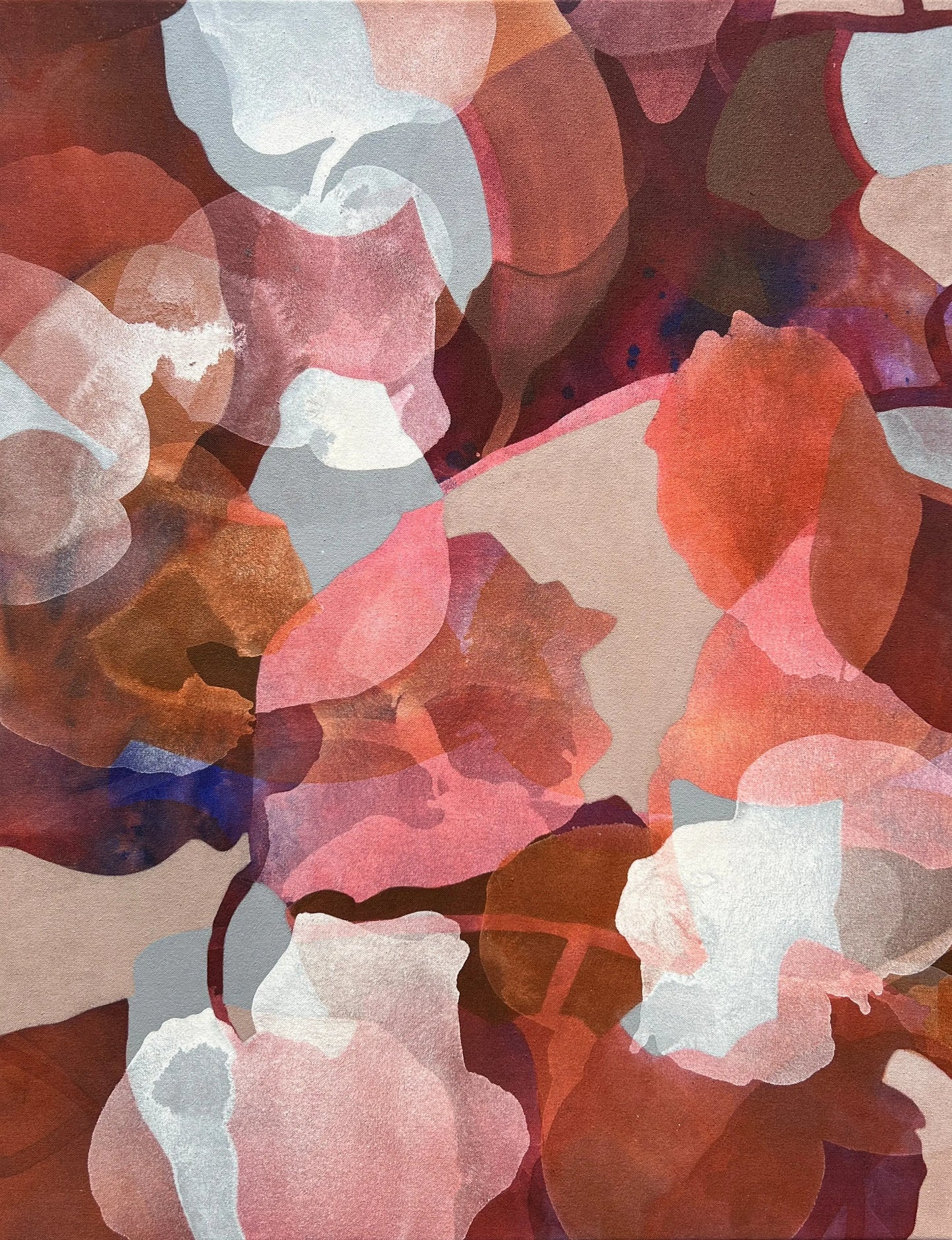 ROOTED | Original Abstract Art | Framed - Ida Kopperud Art