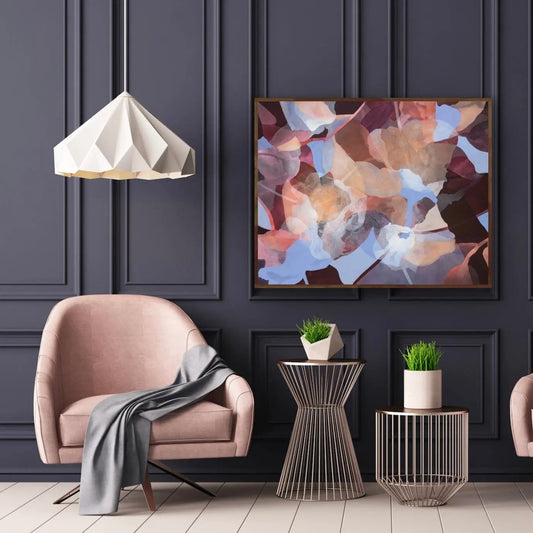 EASE | Original Abstract Art | Framed Ida Kopperud Art