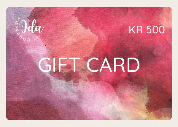 Ida Kopperud Art Gift Card 500 NOK