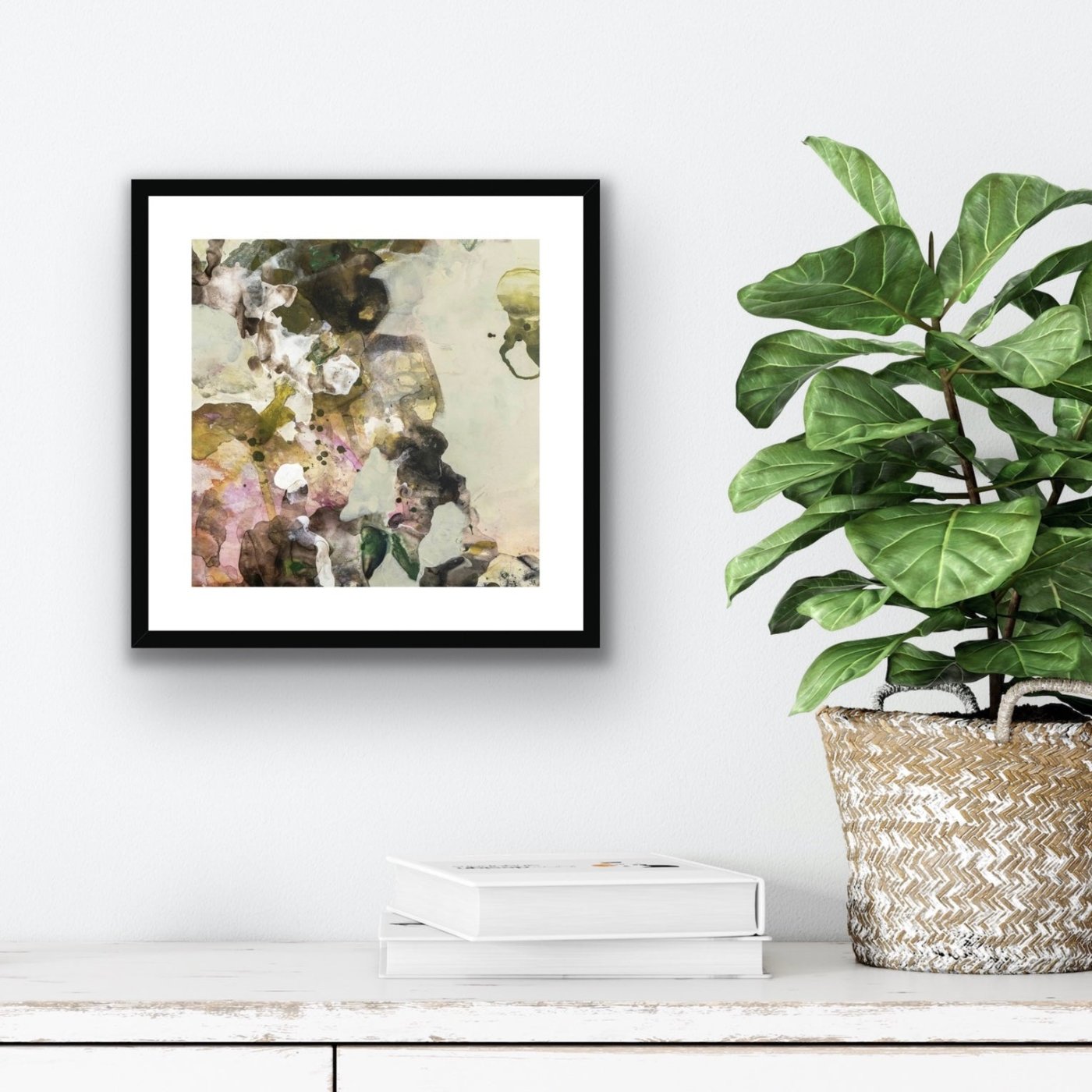 SECRET GARDEN mini print mounted and framed