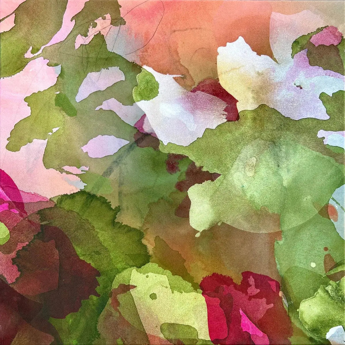 THE SMELL OF FLOWERS original painting by Ida Kopperud