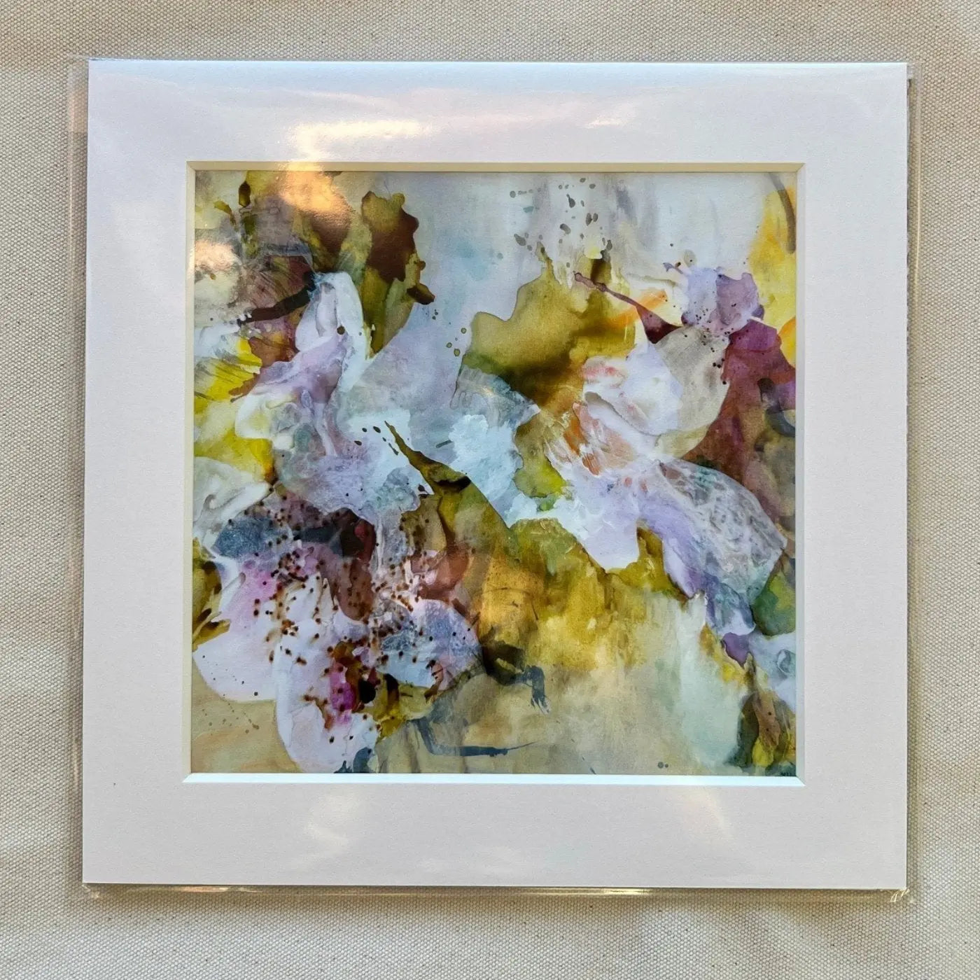 WILD AND FREE mini print by Ida Kopperud mounted.