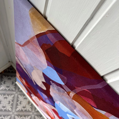 The edge of CLARITY, Original Abstract painting by Ida Kopperud