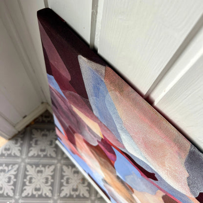 The edge of EASE, Original Abstract painting by Ida Kopperud