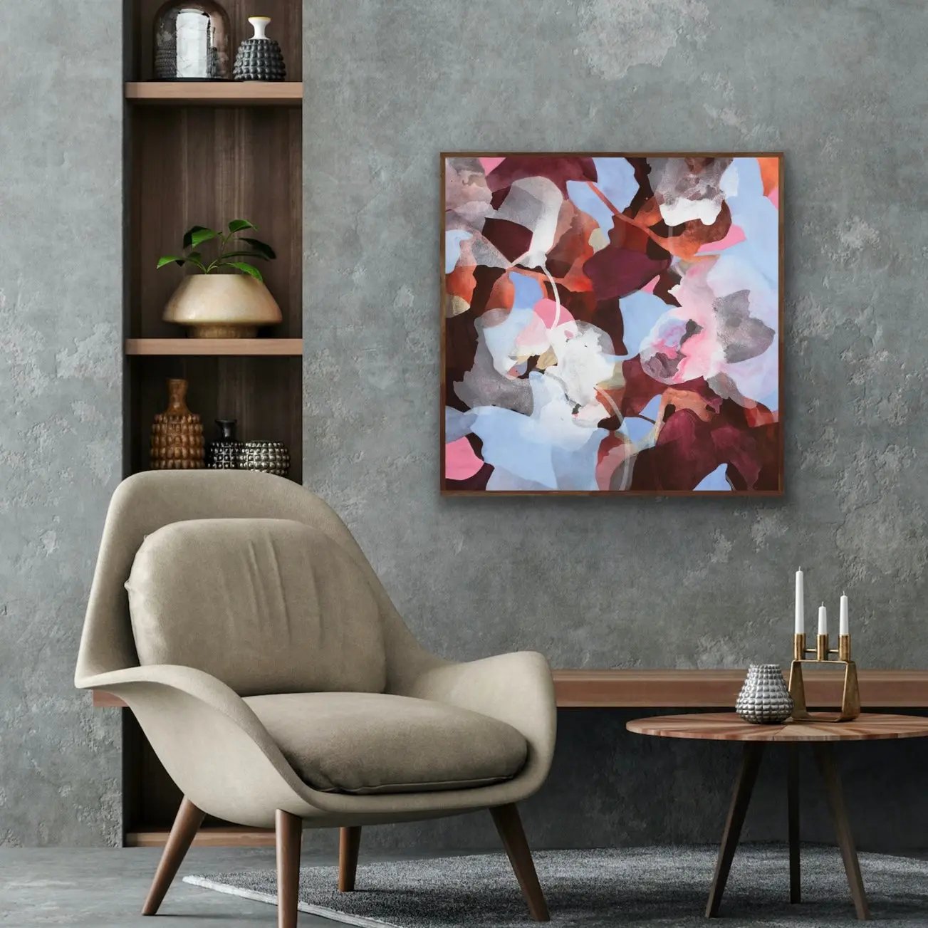 AUDACITY | Original Abstract Art | Framed Ida Kopperud Art