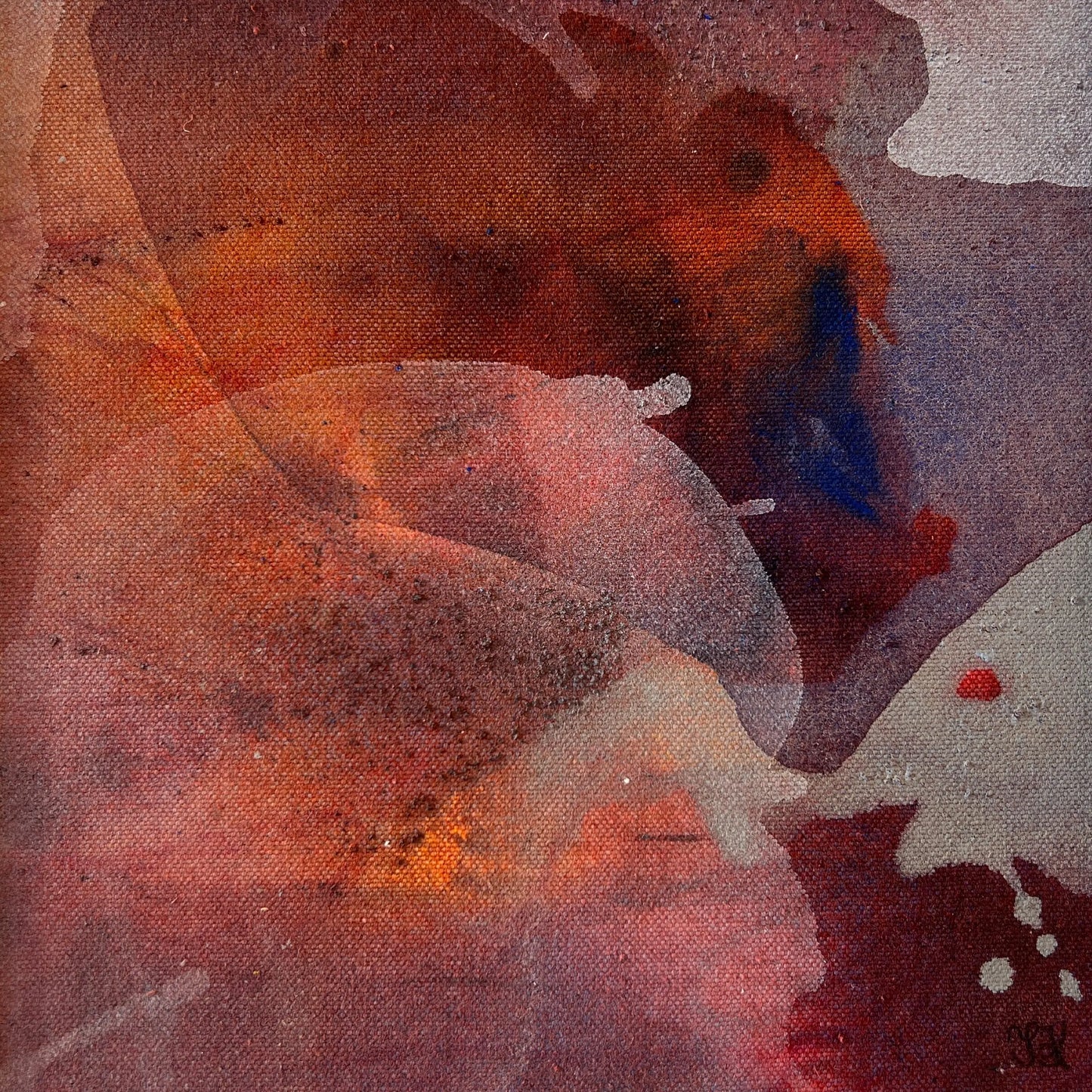 MINI ORIGINAL 1 | Original Abstract Art | Framed Ida Kopperud Art