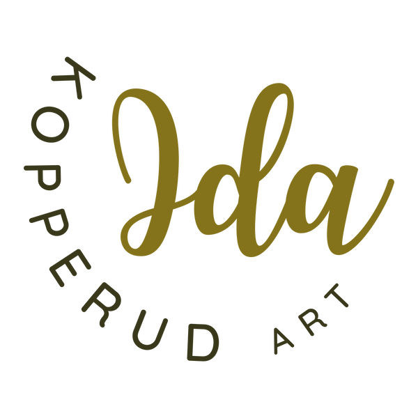 The main logo for Ida Kopperud Art