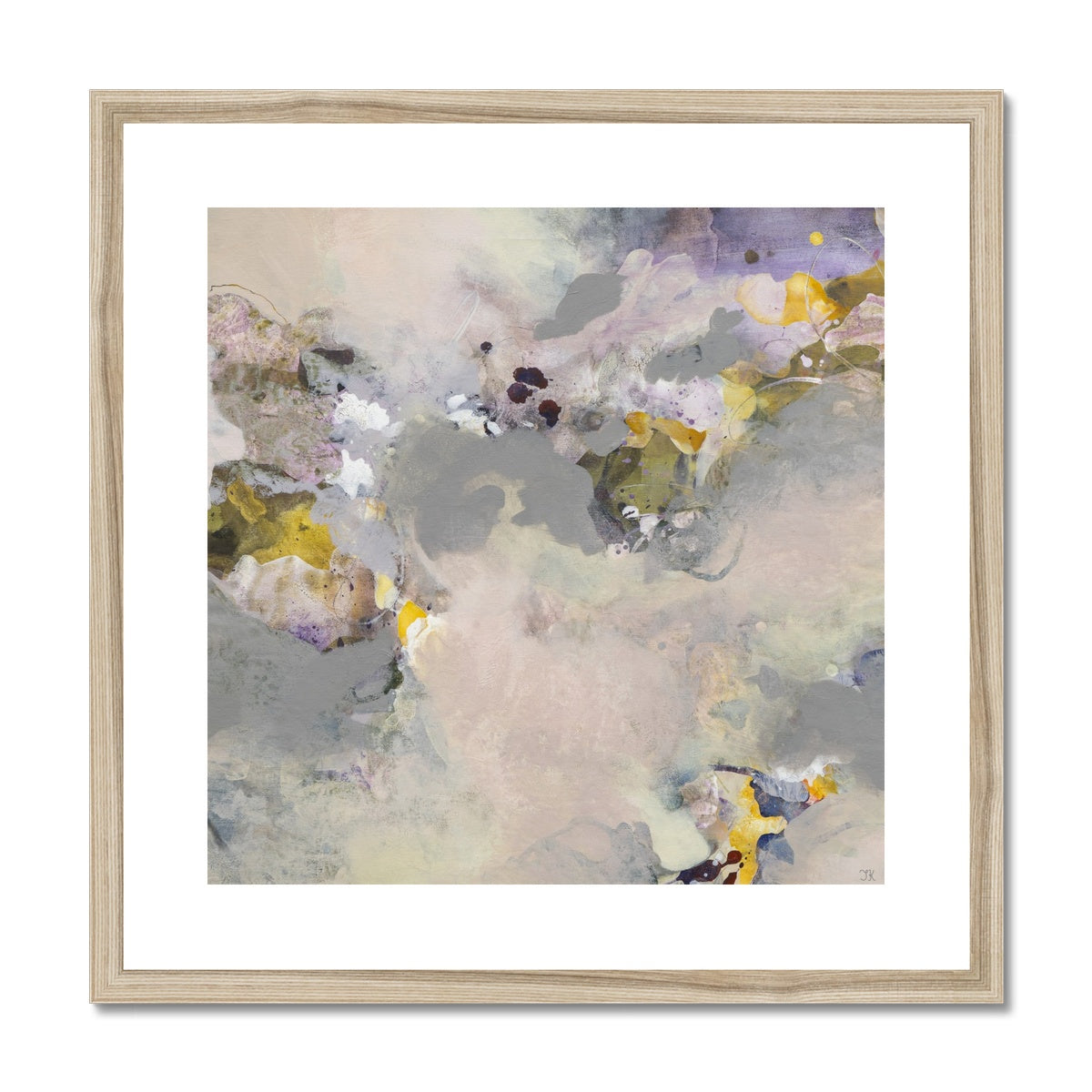 WHERE THE LIGHT GETS IN - Fine Art Print by Ida Kopperud with natural frame.