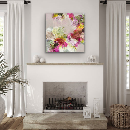 BOLD WHISPERS in interior - original painting by Ida Kopperud. 