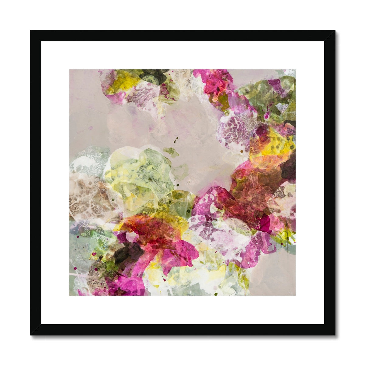 BOLD WHISPERS fine art print in black frame. 