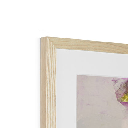 Close up of natural frame on BOLD WHISPERS fine art print