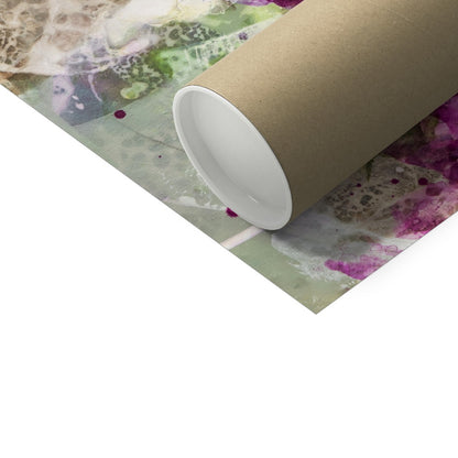 BOLD WHISPERS print with cardboard tube