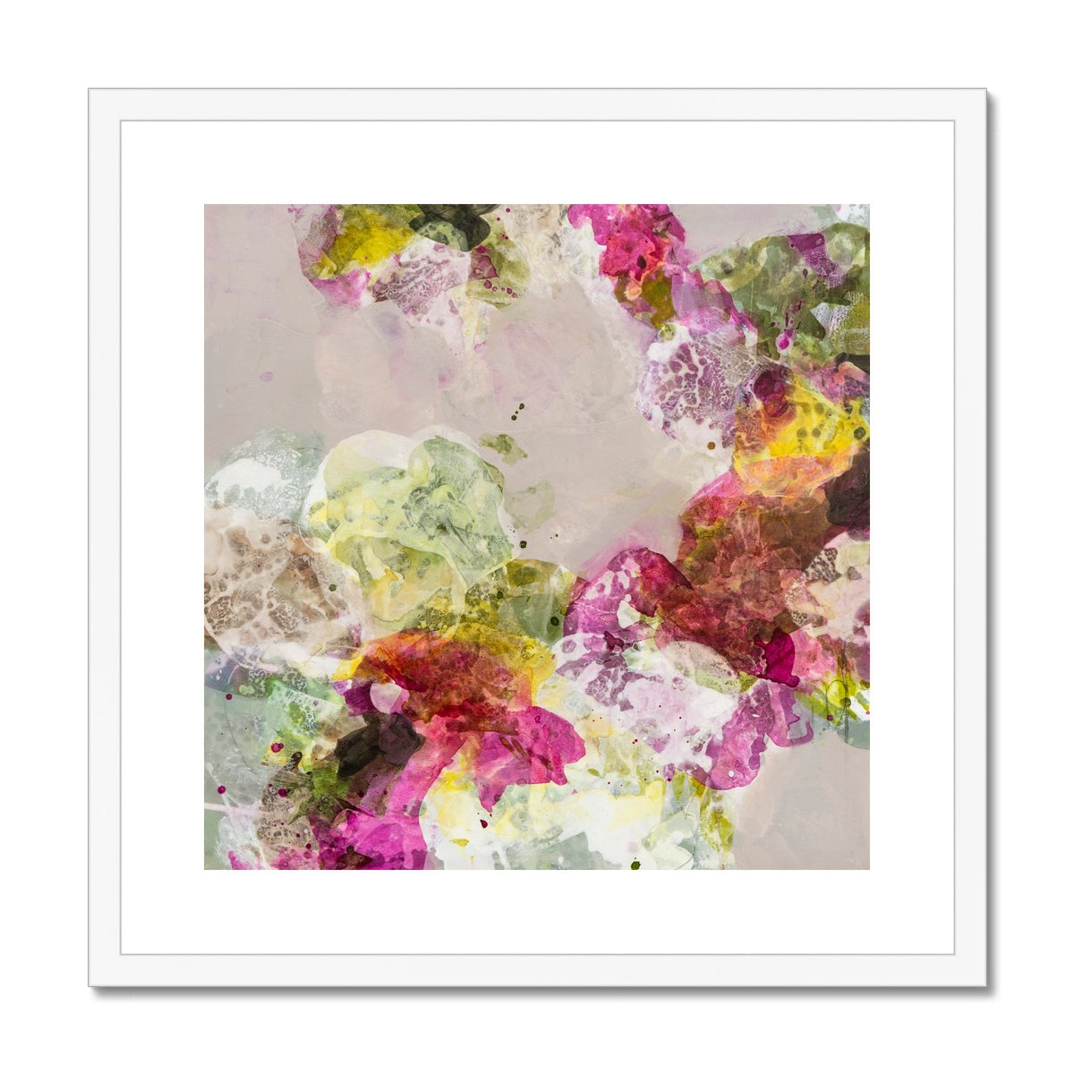 BOLD WHISPERS fine art print in white frame. 