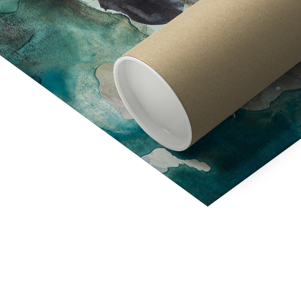 FLOW fine art print and cardboard tube