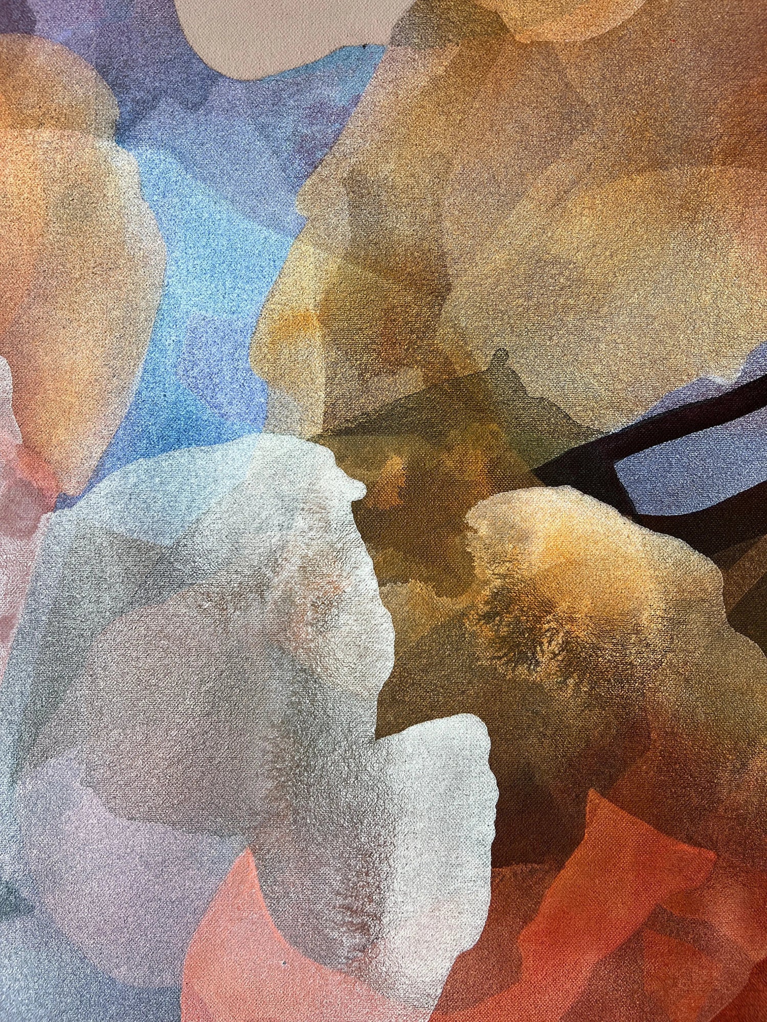 GLOW | Detail | Original Abstract Art | Ida Kopperud Art