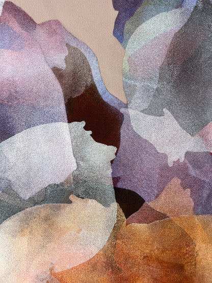 GLOW | Detail | Original Abstract Art | Ida Kopperud Art