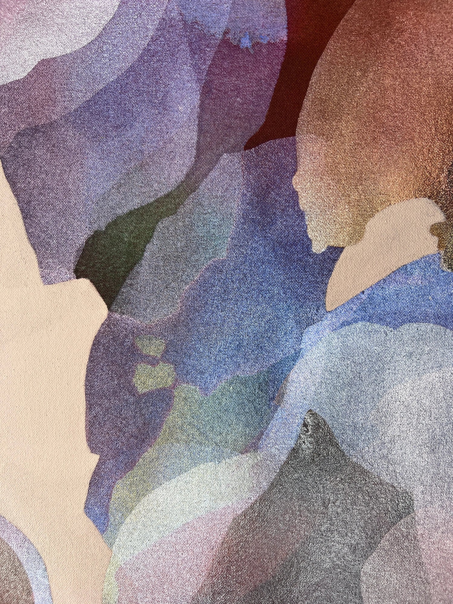 GLOW | Detail | Original Abstract Art | Ida Kopperud Art