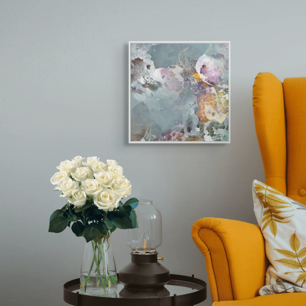 PATIENTLY BLOOMING 2 Mini | Canvas Art Print | Framed