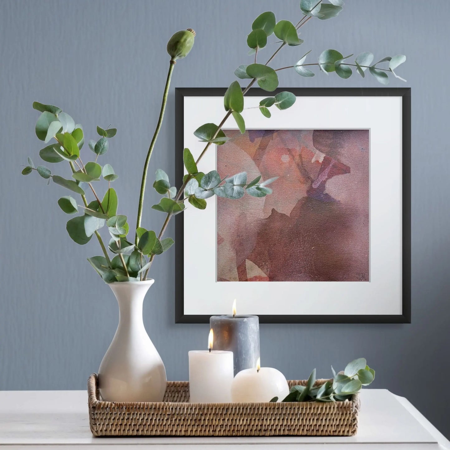 MINI ORIGINAL 4 | Original Abstract Art | Framed Ida Kopperud Art