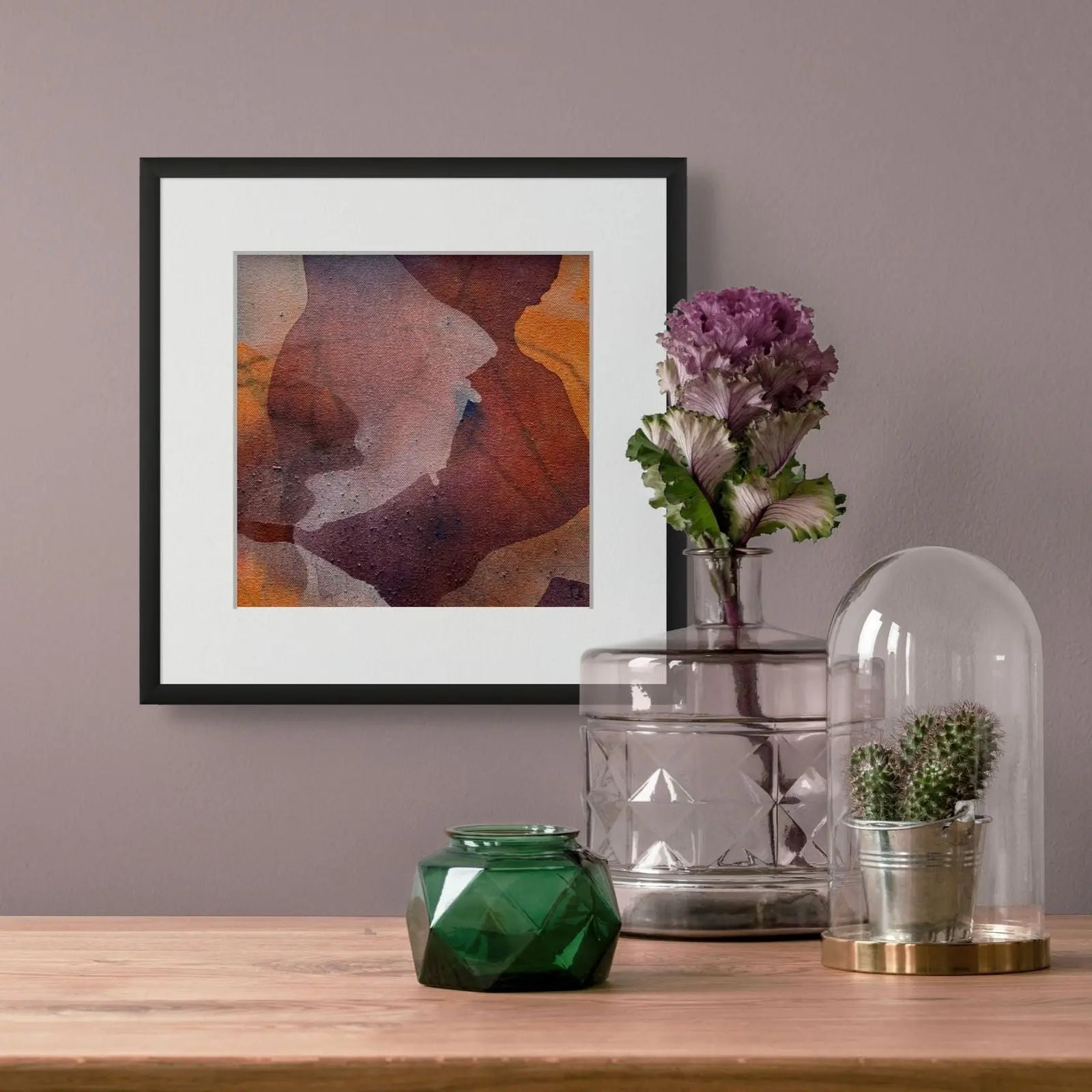 MINI ORIGINAL 3 | Original Abstract Art | Framed Ida Kopperud Art