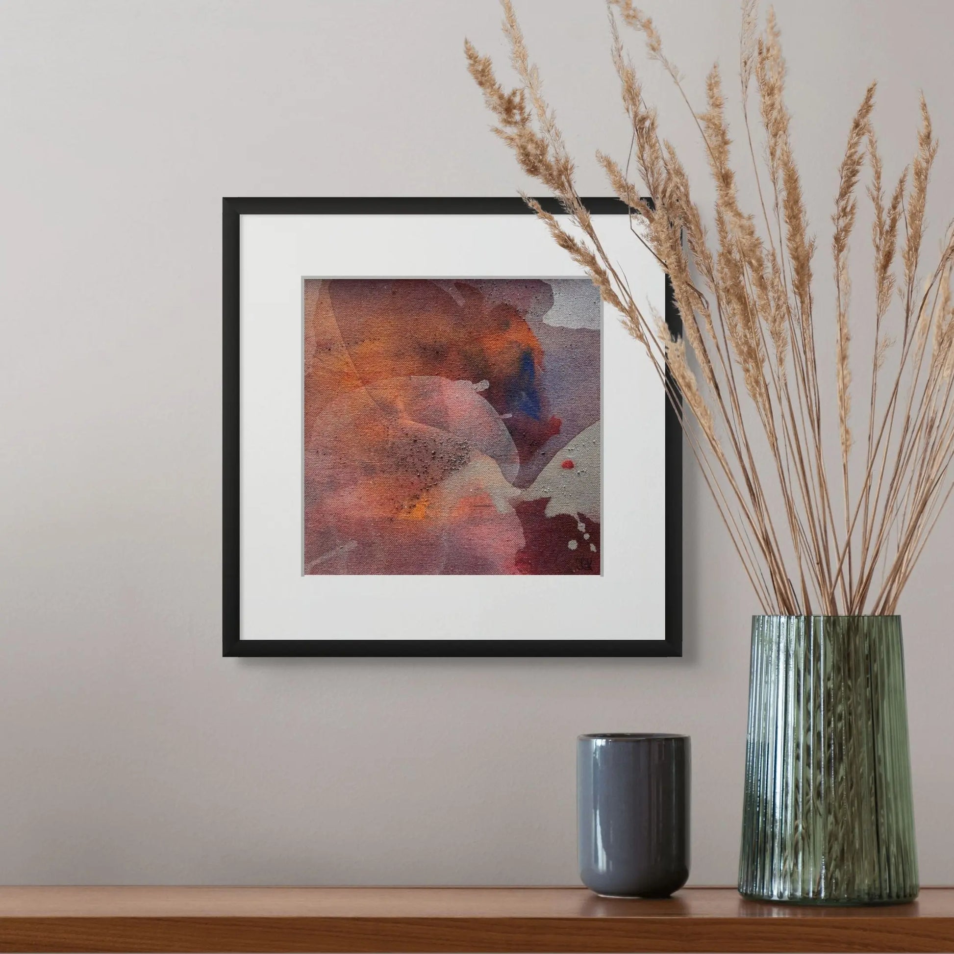 MINI ORIGINAL 1 | Original Abstract Art | Framed Ida Kopperud Art