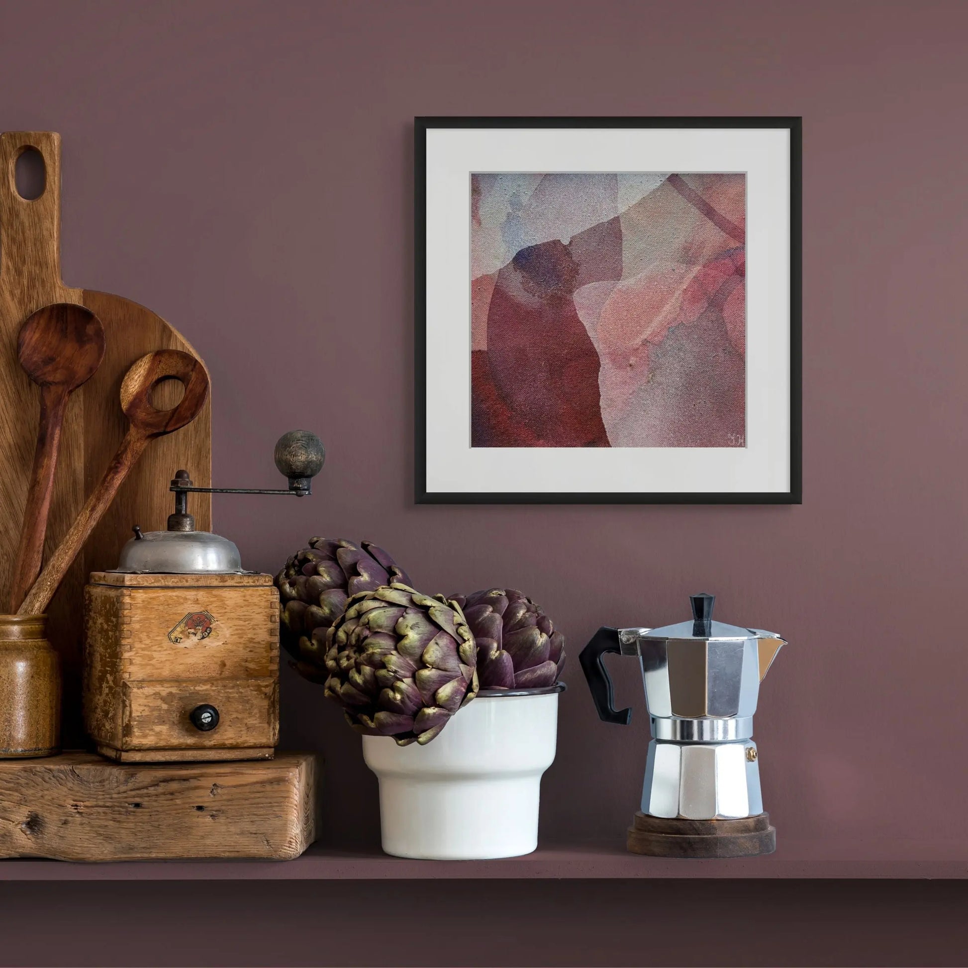 MINI ORIGINAL 2 | Original Abstract Art | Framed Ida Kopperud Art