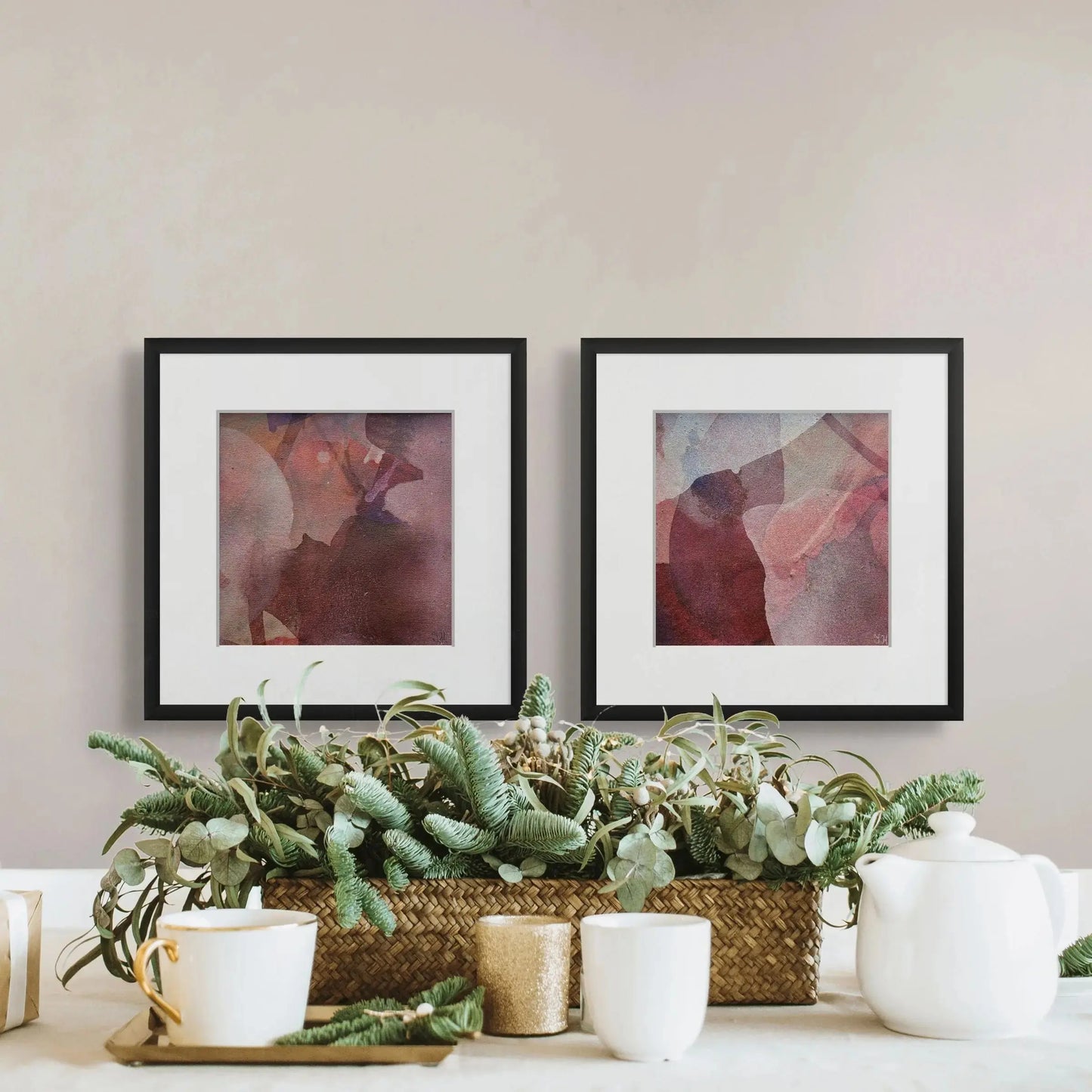 MINI ORIGINAL 2 | Original Abstract Art | Framed Ida Kopperud Art