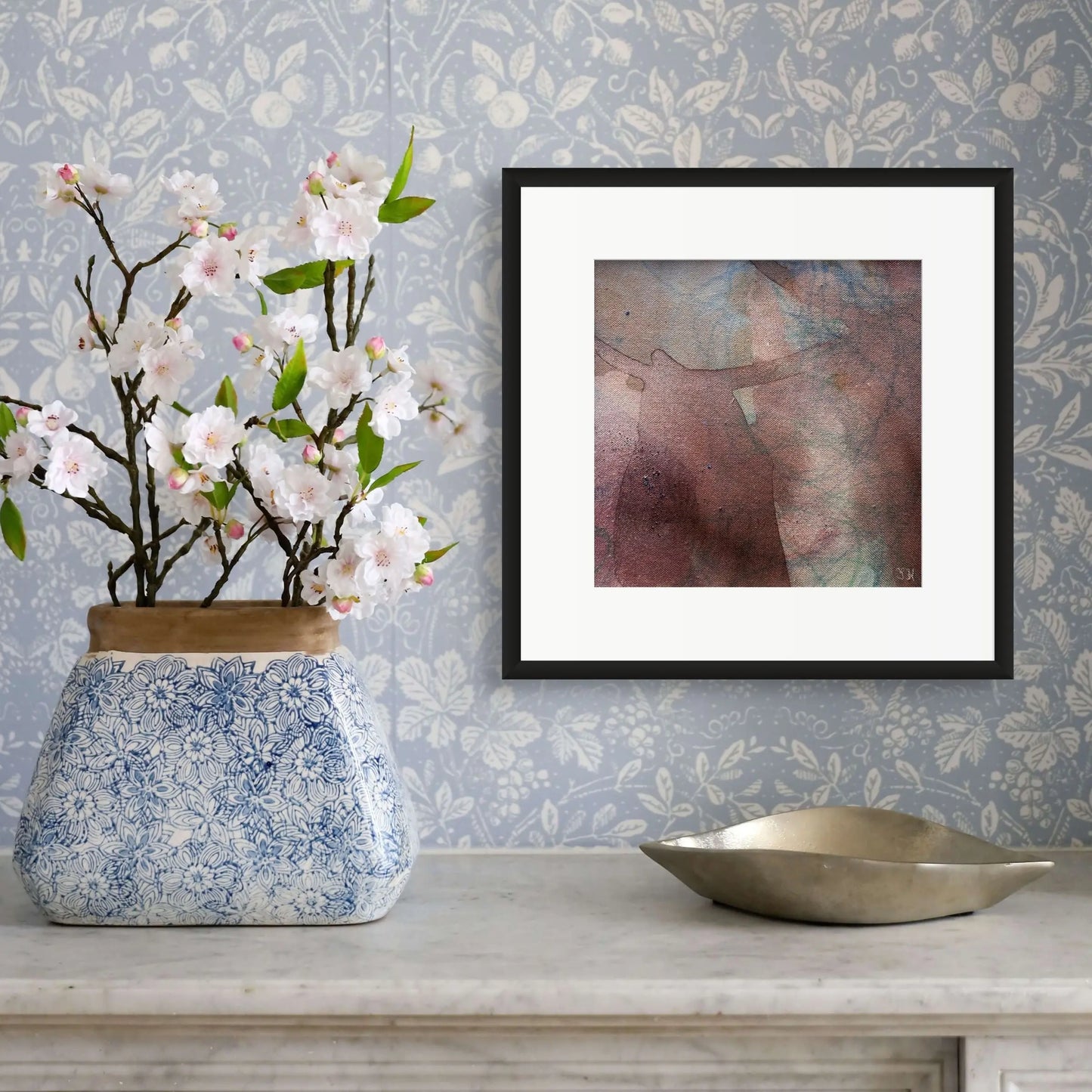 MINI ORIGINAL 5 | Original Abstract Art | Framed Ida Kopperud Art