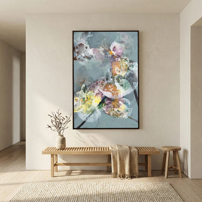 PATIENTLY BLOOMING 2 | Canvas Art Print | Framed