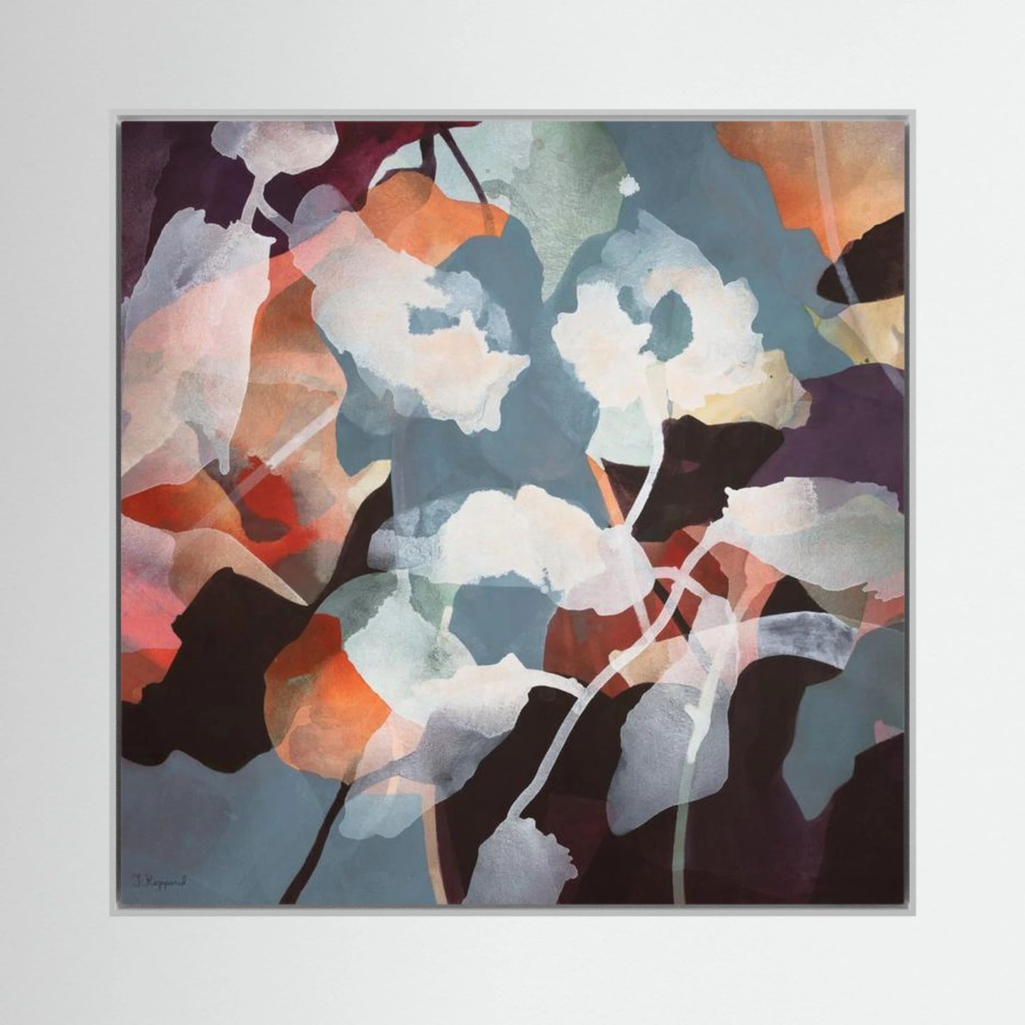 WILDFLOWER 1 | Canvas Art Print | Framed