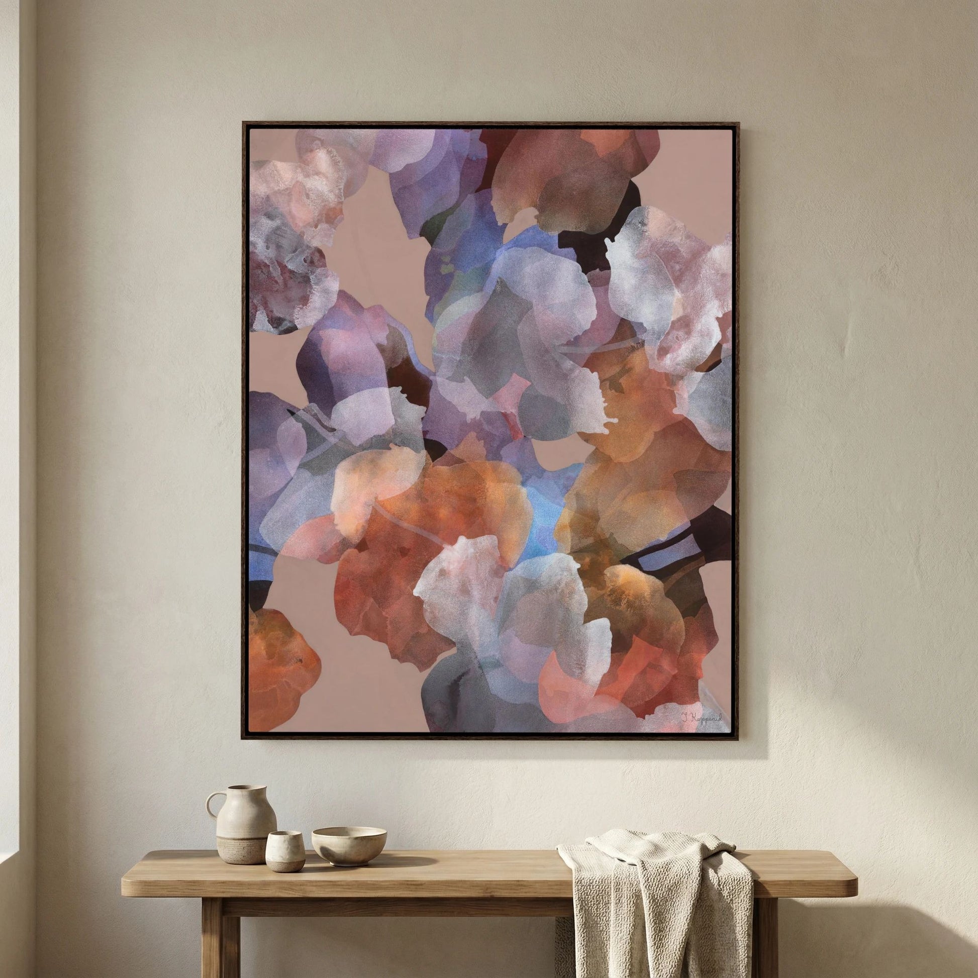 GLOW | Canvas Art Print | Framed