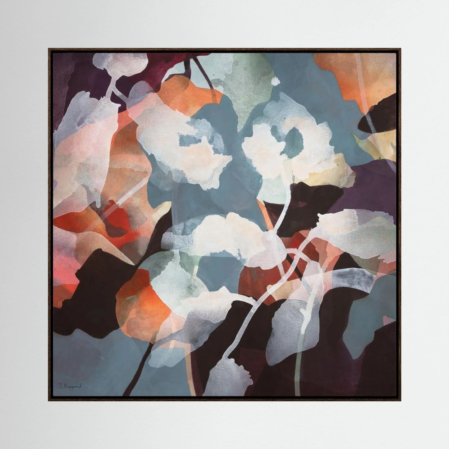 WILDFLOWER 1 | Canvas Art Print | Framed