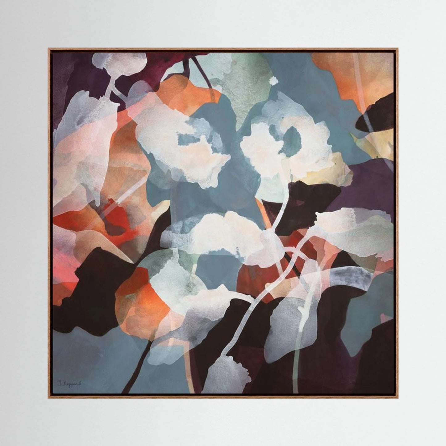 WILDFLOWER 1 | Canvas Art Print | Framed