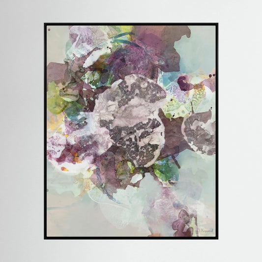 PATIENTLY BLOOMING 1 | Canvas Art Print | Framed