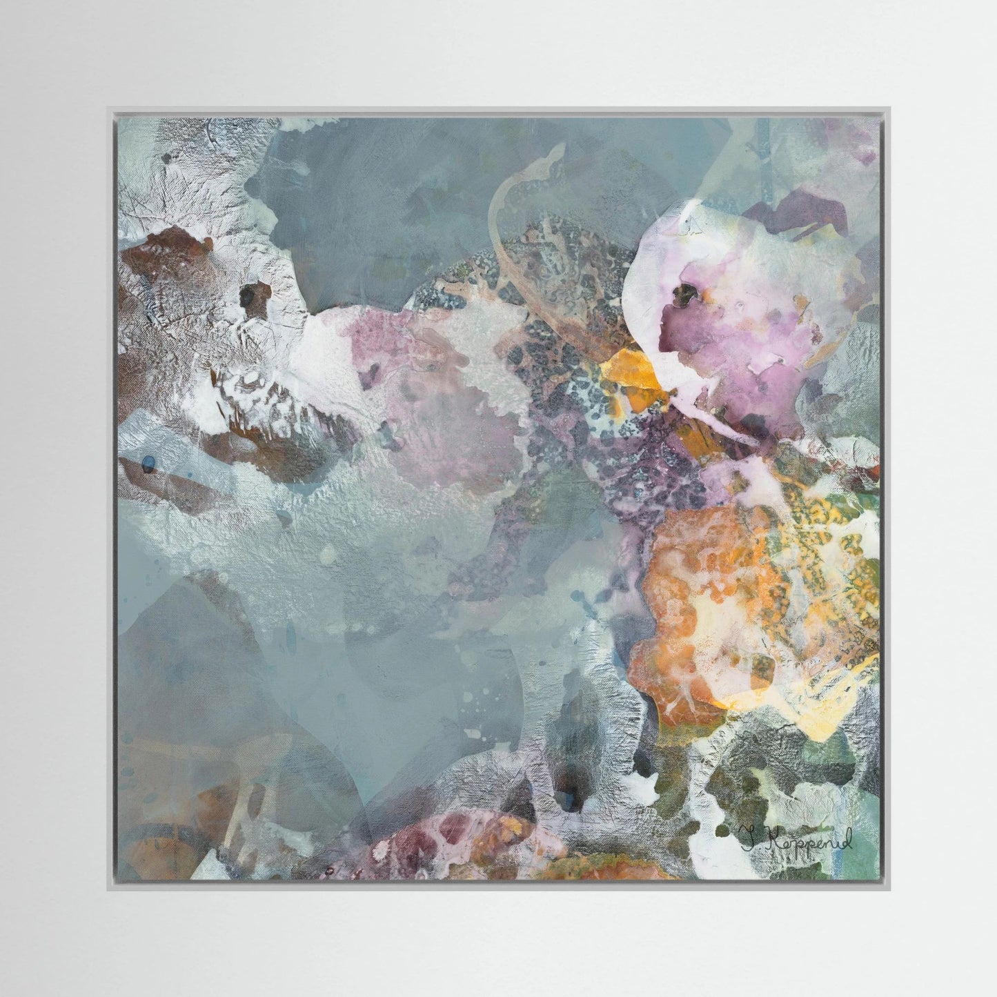 PATIENTLY BLOOMING 2 Mini | Canvas Art Print | Framed