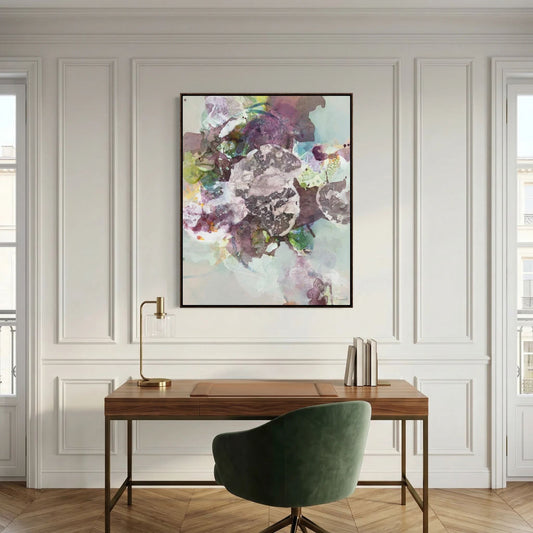 PATIENTLY BLOOMING 1 | Canvas Art Print | Framed