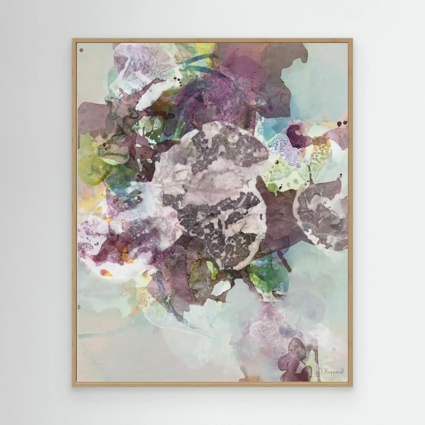 PATIENTLY BLOOMING 1 | Canvas Art Print | Framed