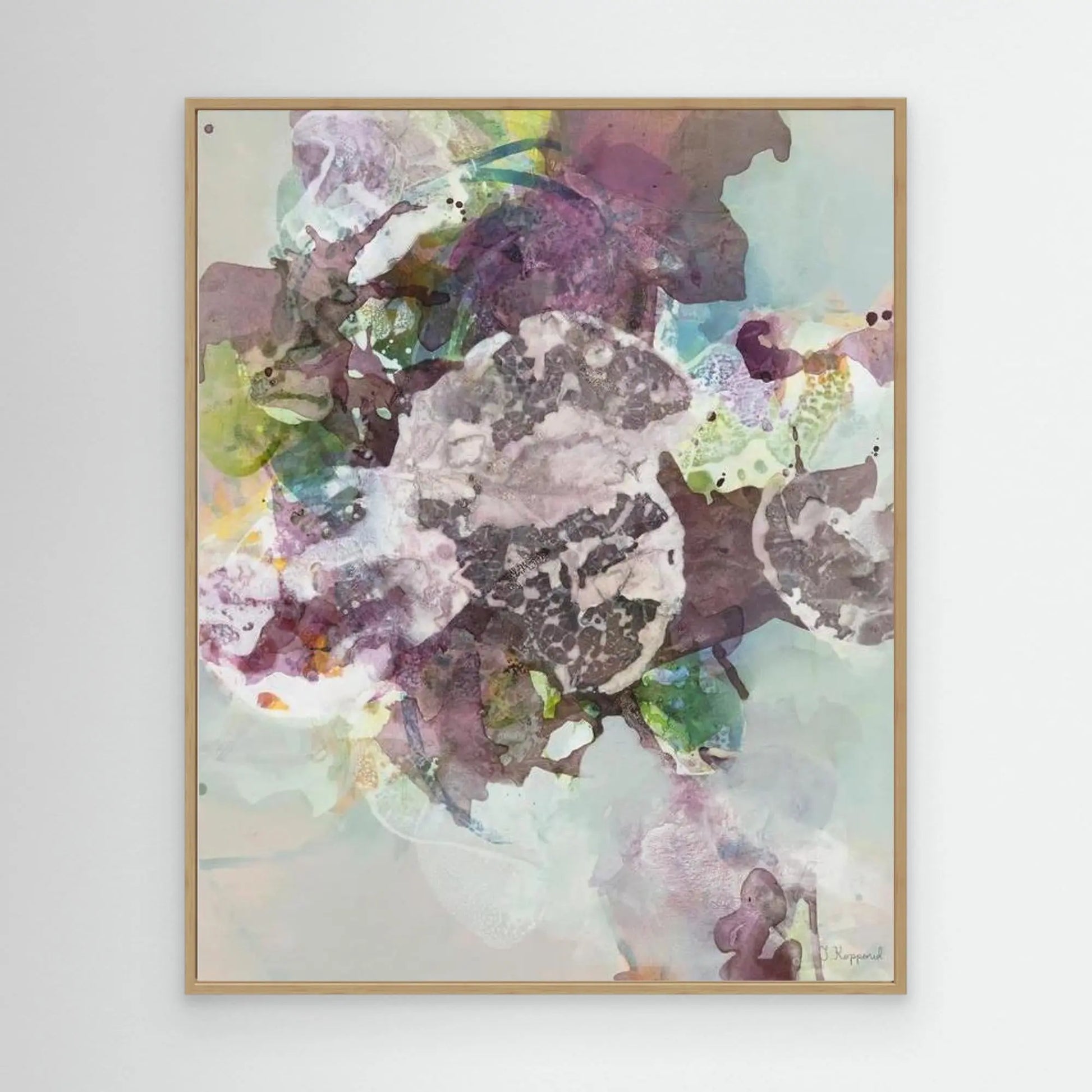 PATIENTLY BLOOMING 1 | Canvas Art Print | Framed