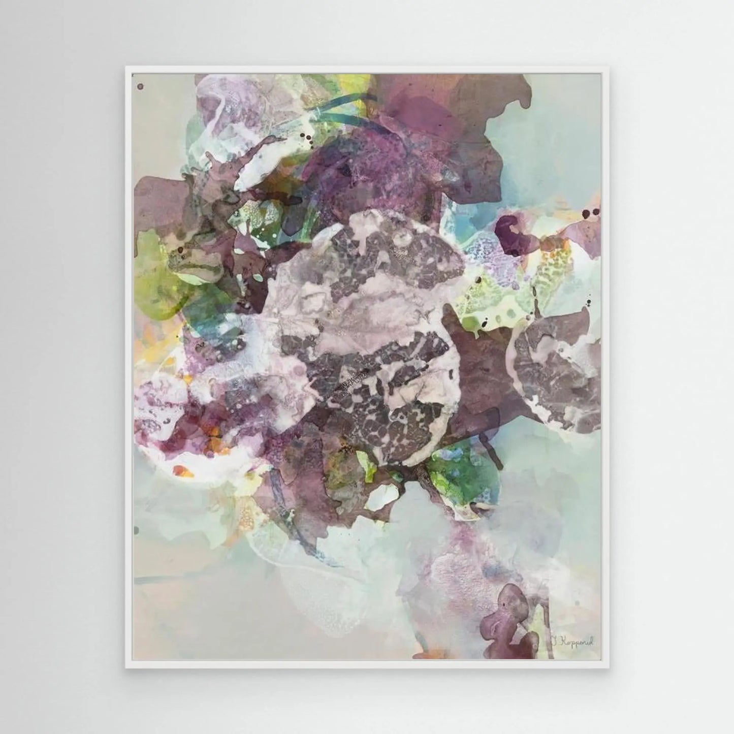 PATIENTLY BLOOMING 1 | Canvas Art Print | Framed