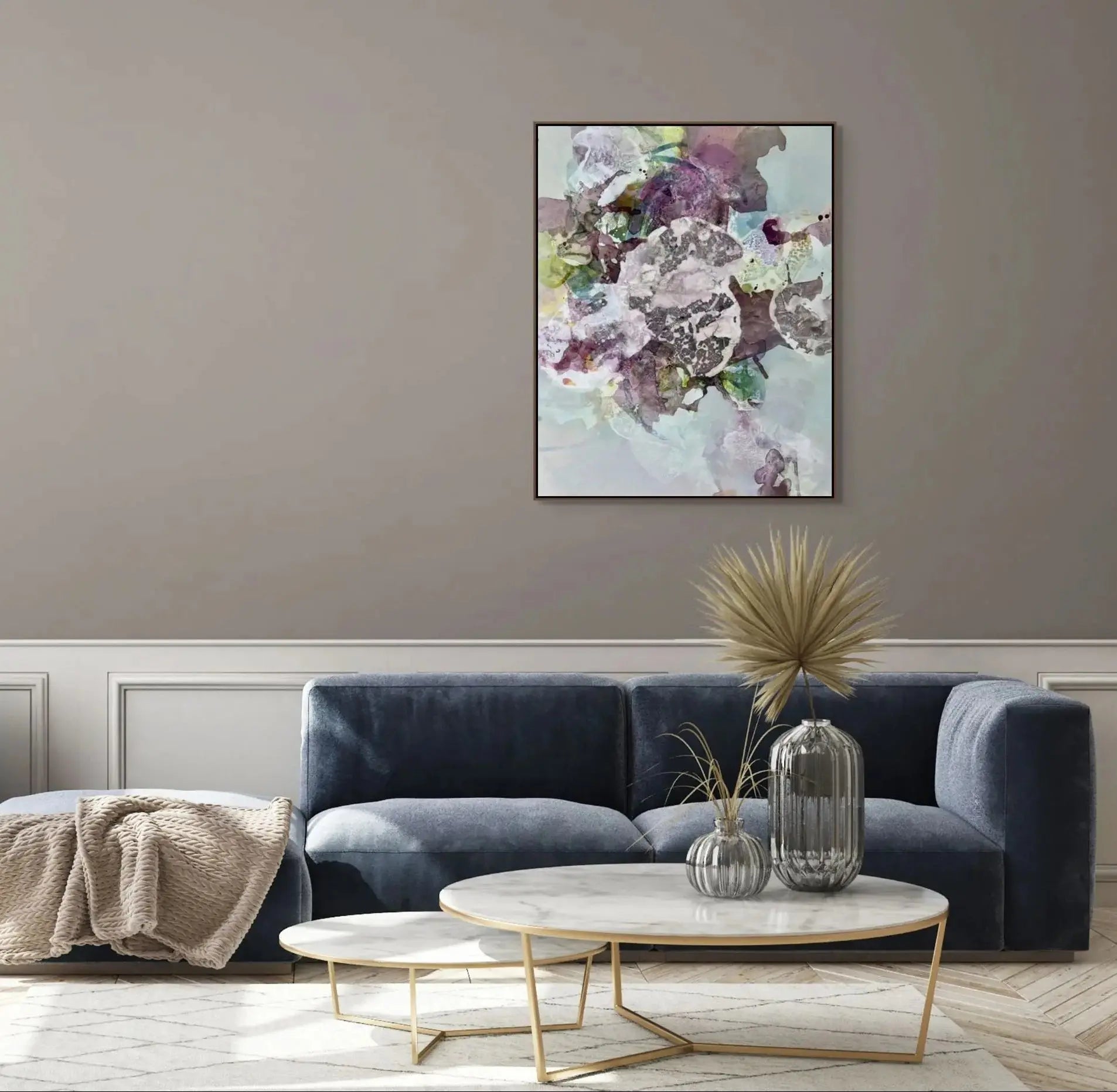 PATIENTLY BLOOMING | Original Abstract Art  Original artwork