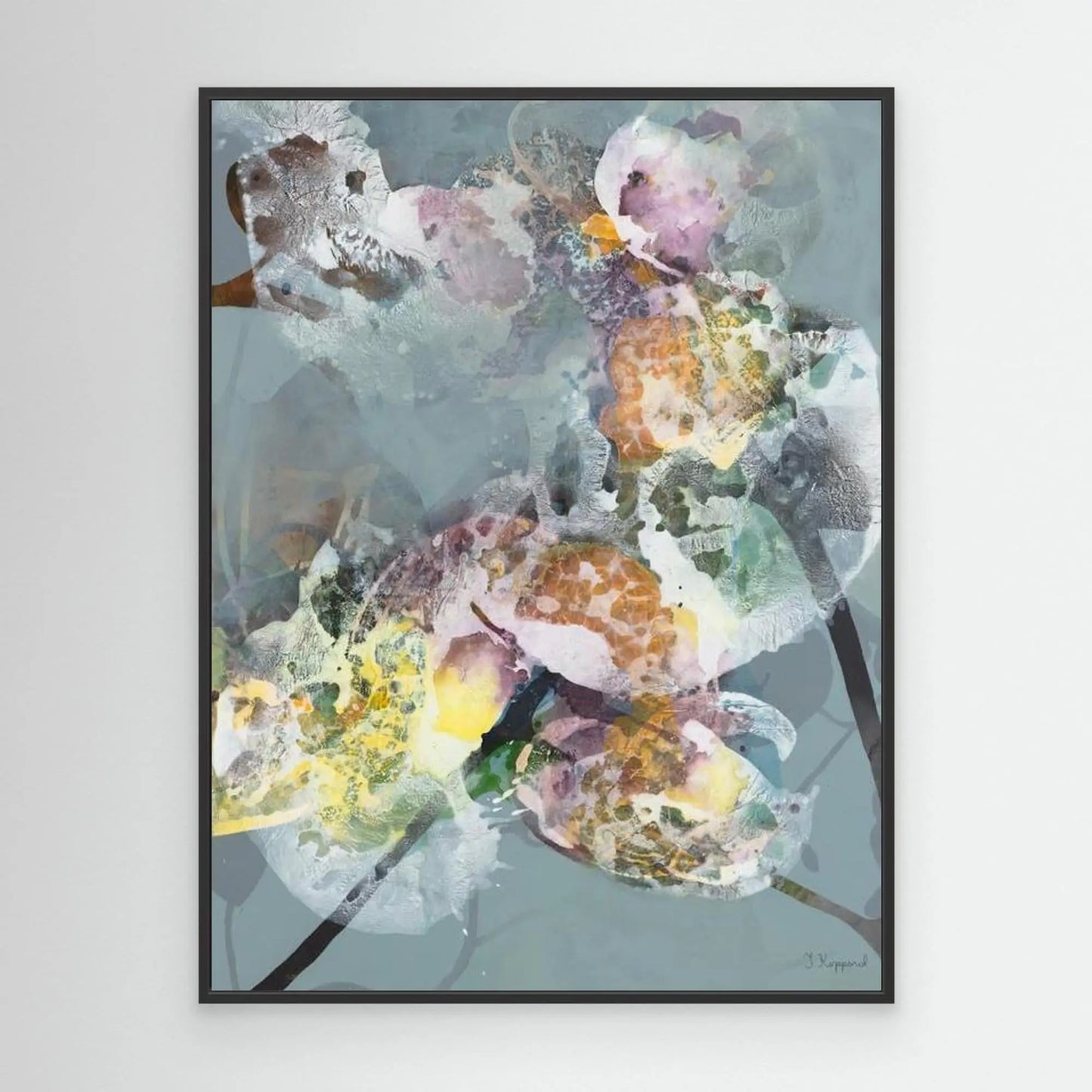 PATIENTLY BLOOMING 2 | Canvas Print | Framed