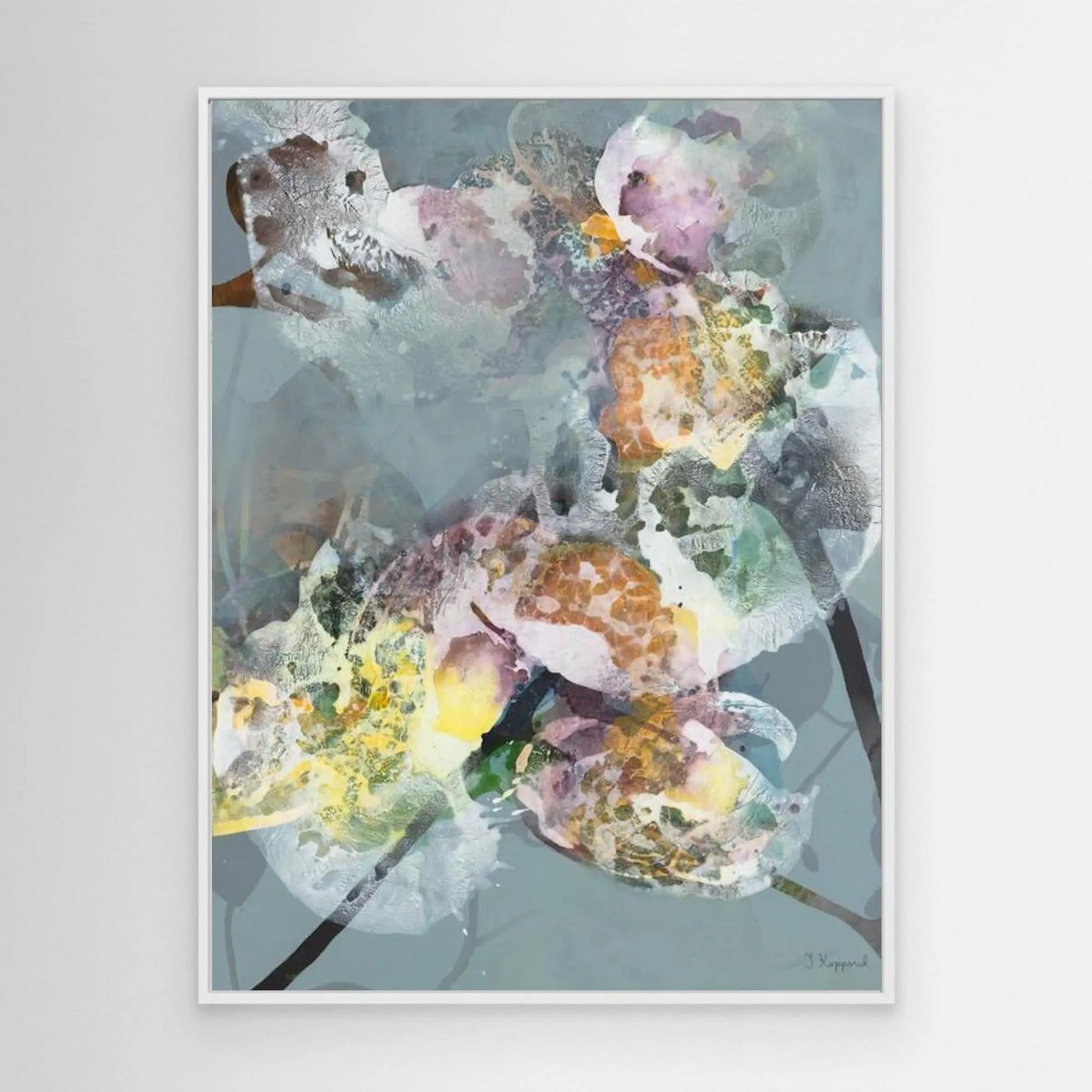PATIENTLY BLOOMING 2 | Canvas Print | Framed