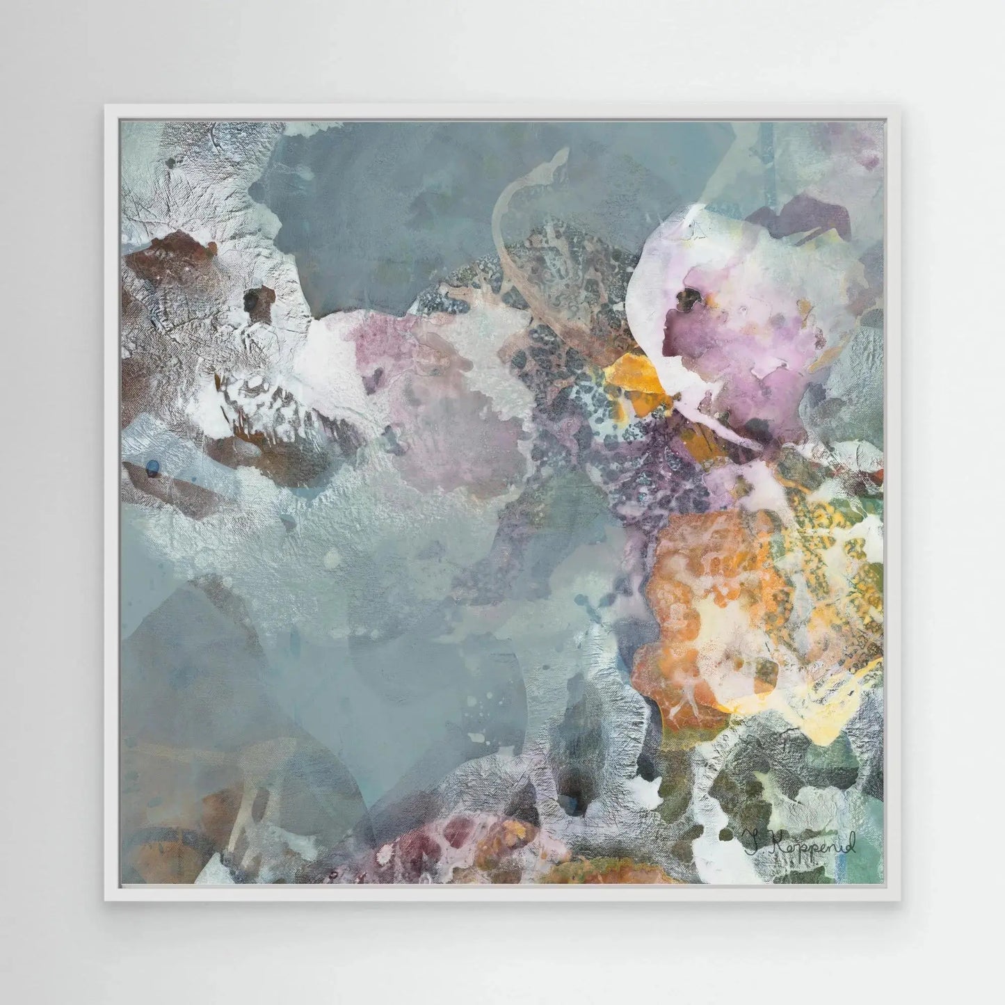 PATIENTLY BLOOMING 2 Mini | Canvas Art Print | Framed