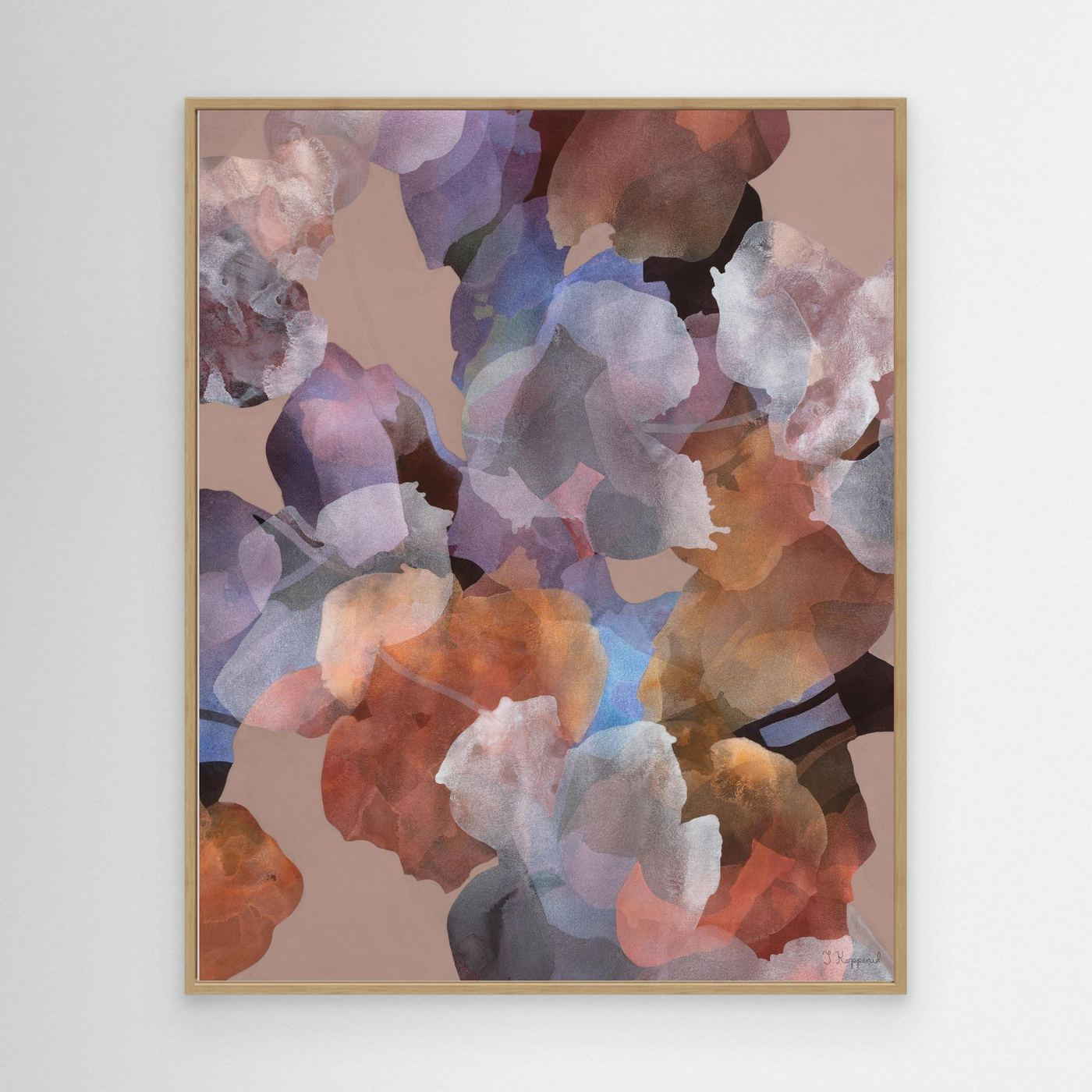 GLOW | Canvas Art Print | Framed