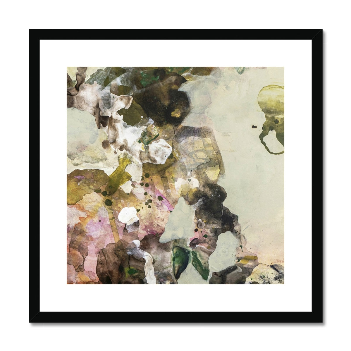 SECRET GARDEN fine art print in black frame